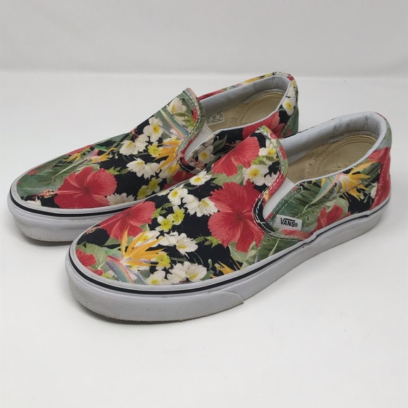 vans aloha slip on